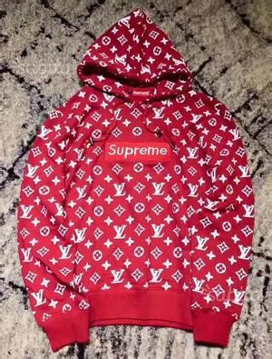 felpa louis vuitton x supreme prezzo|supreme x louis vuitton jacket.